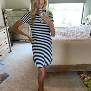 Striped T-shirt dress